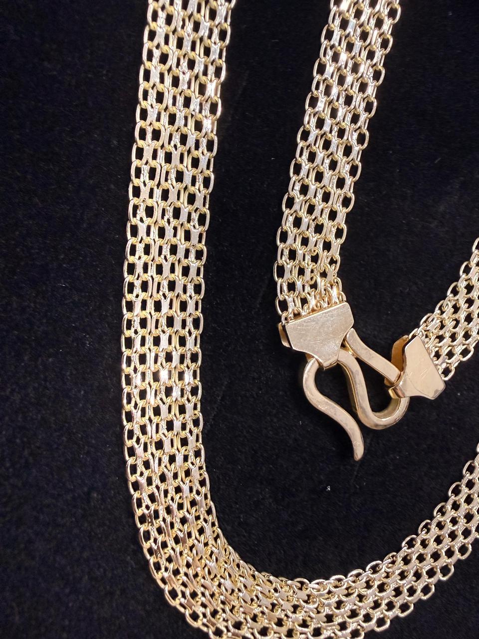 Cadena tejido chino 6 lineas